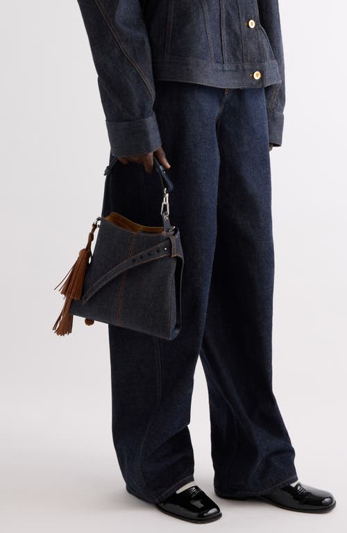 Givenchy Mini Day Denim Hobo Bag In Blue