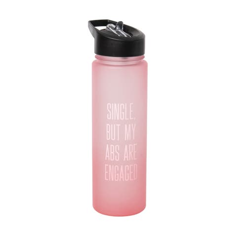 Single Tritan Bottle Plastic Pink 22 oz
