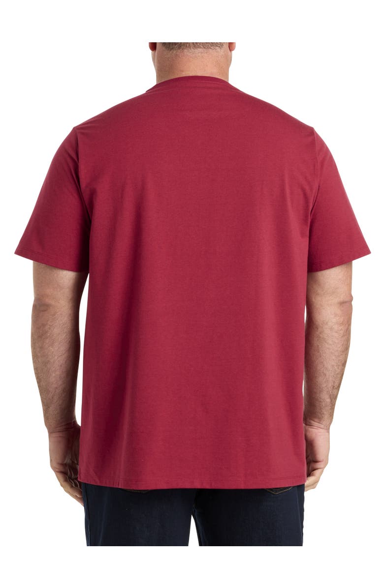 Harbor Bay by DXL Colorblock Pocket T-Shirt, Alternate, color, Tibetan Red