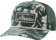 '47 Men's '47 Green Oakland Athletics Tropicalia Trucker Hitch Adjustable Hat
