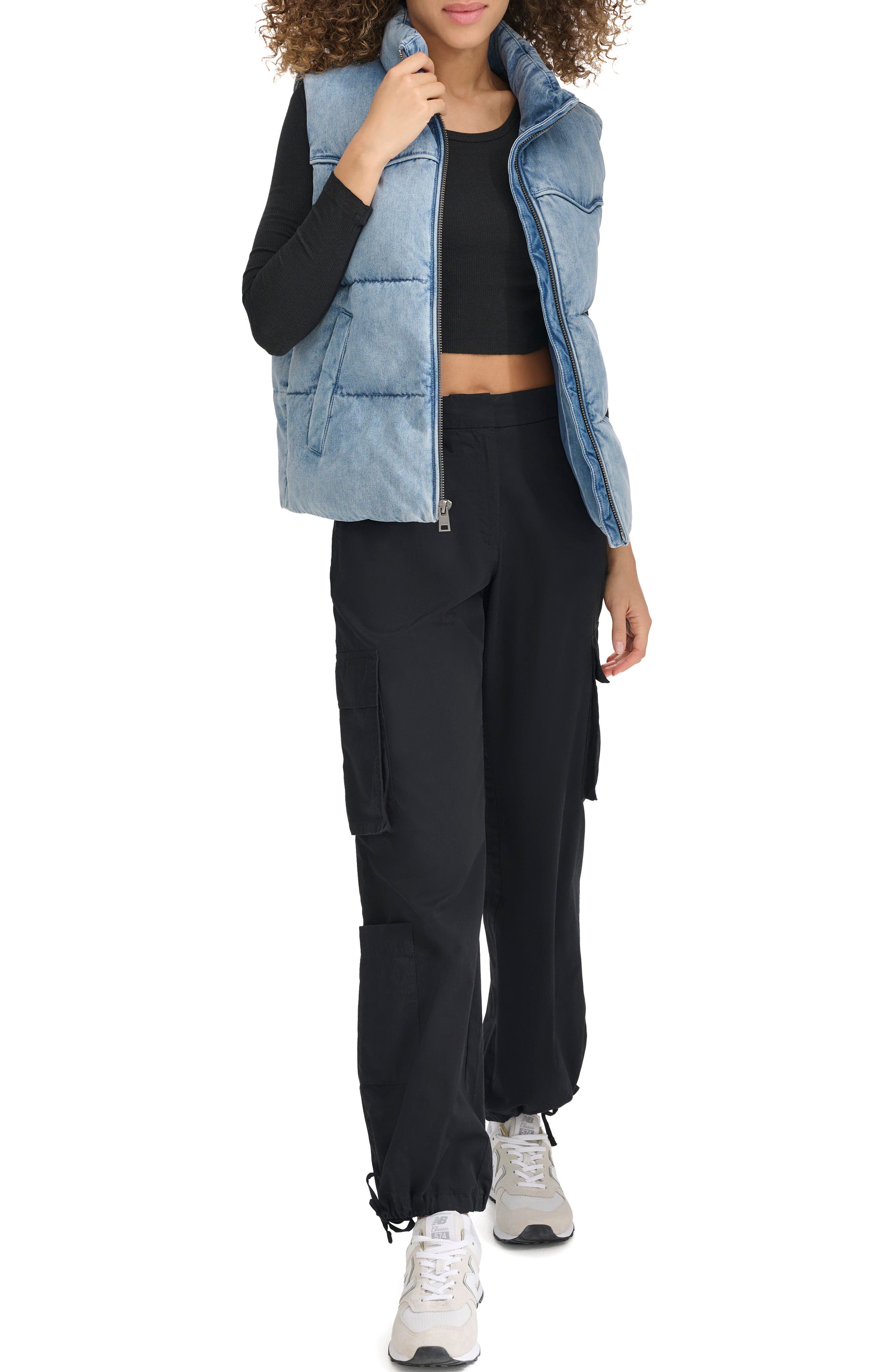 Levi's Arcuate Denim Puffer Vest (Women) | Nordstromrack