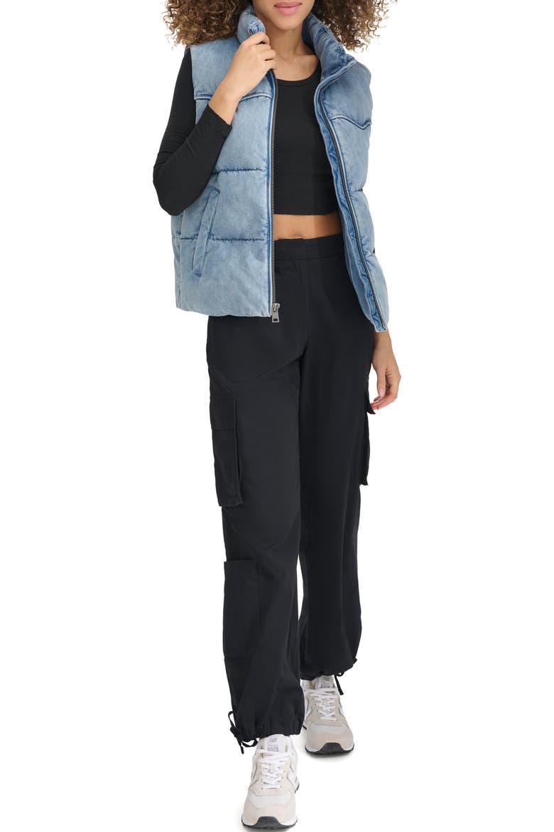 Levi's Arcuate Denim Puffer Vest (Women) | Nordstromrack