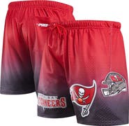 PRO STANDARD Men's Pro Standard Black/Red Tampa Bay Buccaneers Ombre Mesh Shorts