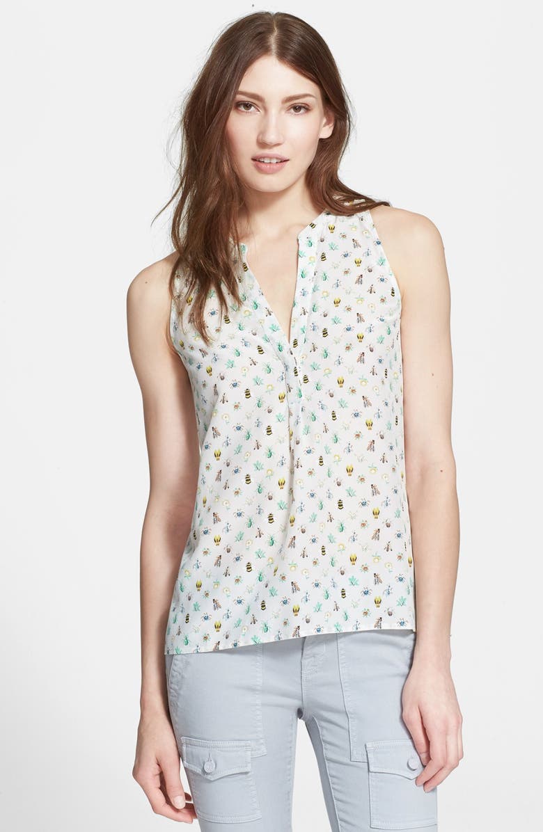 Joie 'Aruna' Print Silk Top, Main, color, 