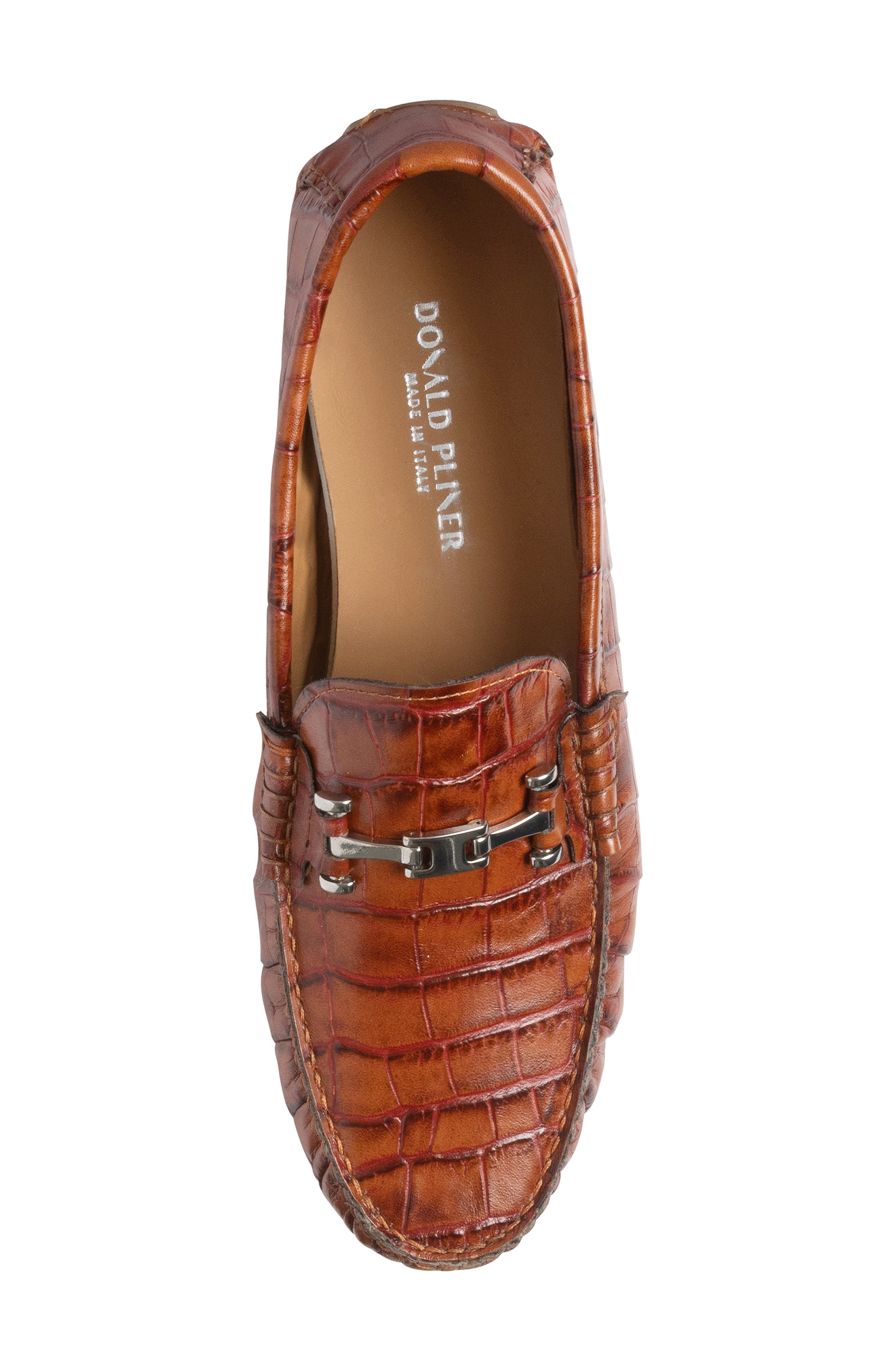 Donald Pliner Basilio Driving Shoe, Alternate, color, Cognac