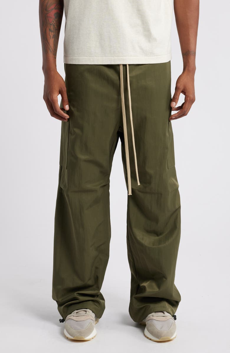 Fear of God Essentials Gender Inclusive Textured Recycled Nylon Field Pants, Main, color,