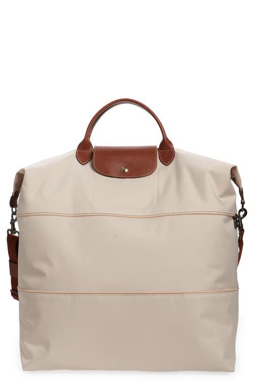 Longchamp 21-inch Expandable Travel Bag In Dark Paper