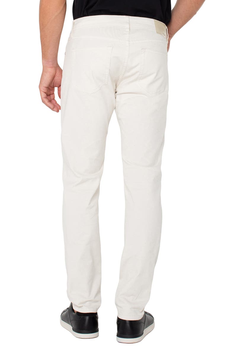 Liverpool Kingston Modern Straight Leg Twill Pants, Alternate, color, STONE