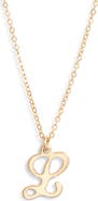 Set & Stones Gianna Initial Pendant Necklace