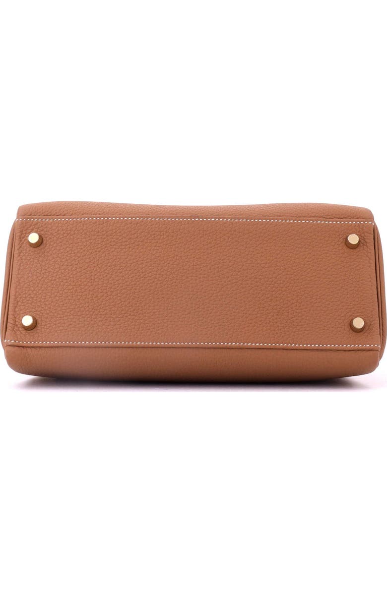 Pre-Owned Hermes Kelly Handbag Brown Togo with Gold Hardware 28, Alternate, color, Gold