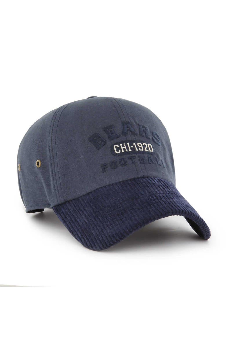 '47 Men's '47 Navy Chicago Bears Ridgeway Clean Up Adjustable Hat, Alternate, color, 