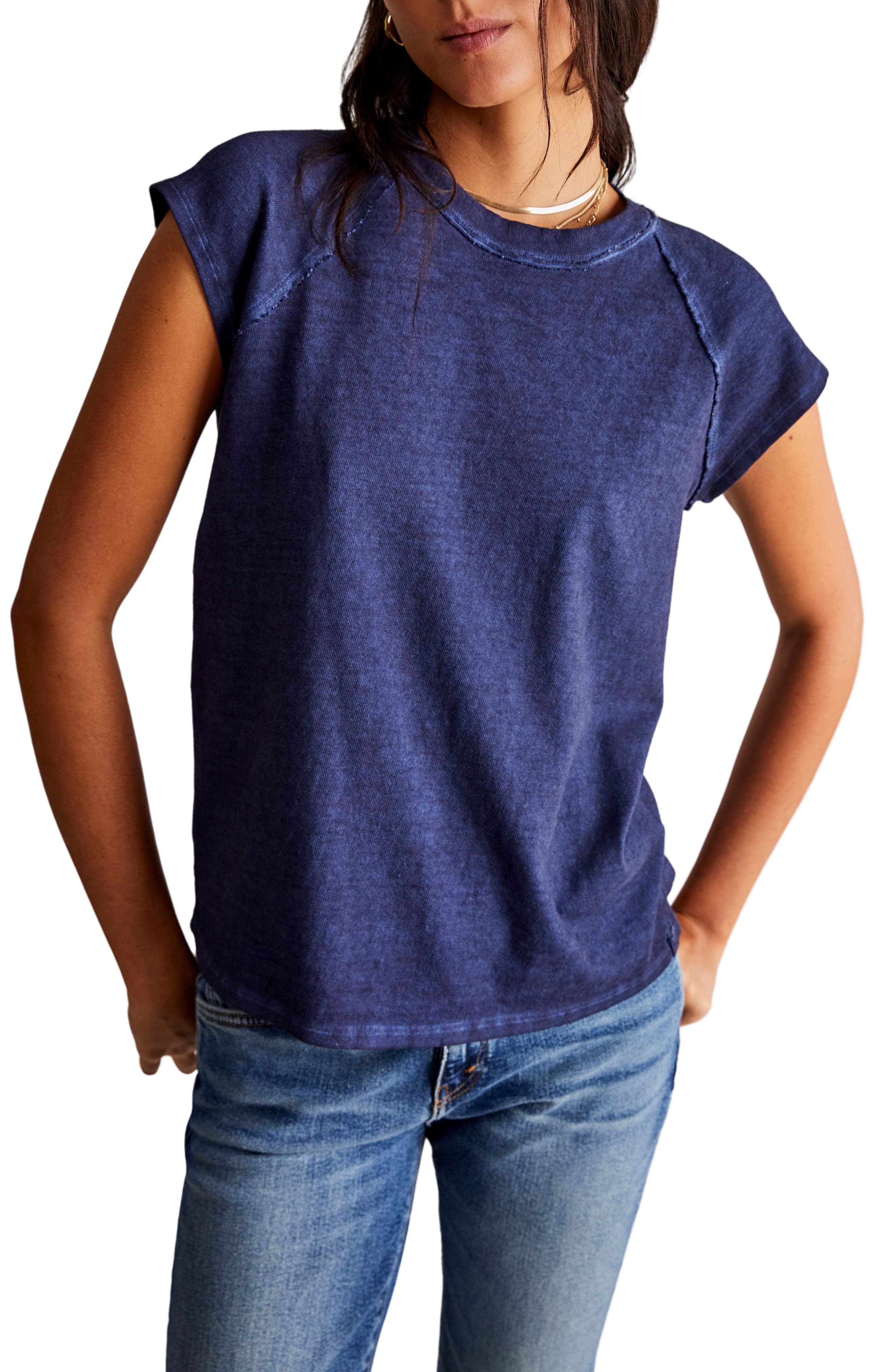 Free People Riley Seamed T-Shirt | Nordstrom