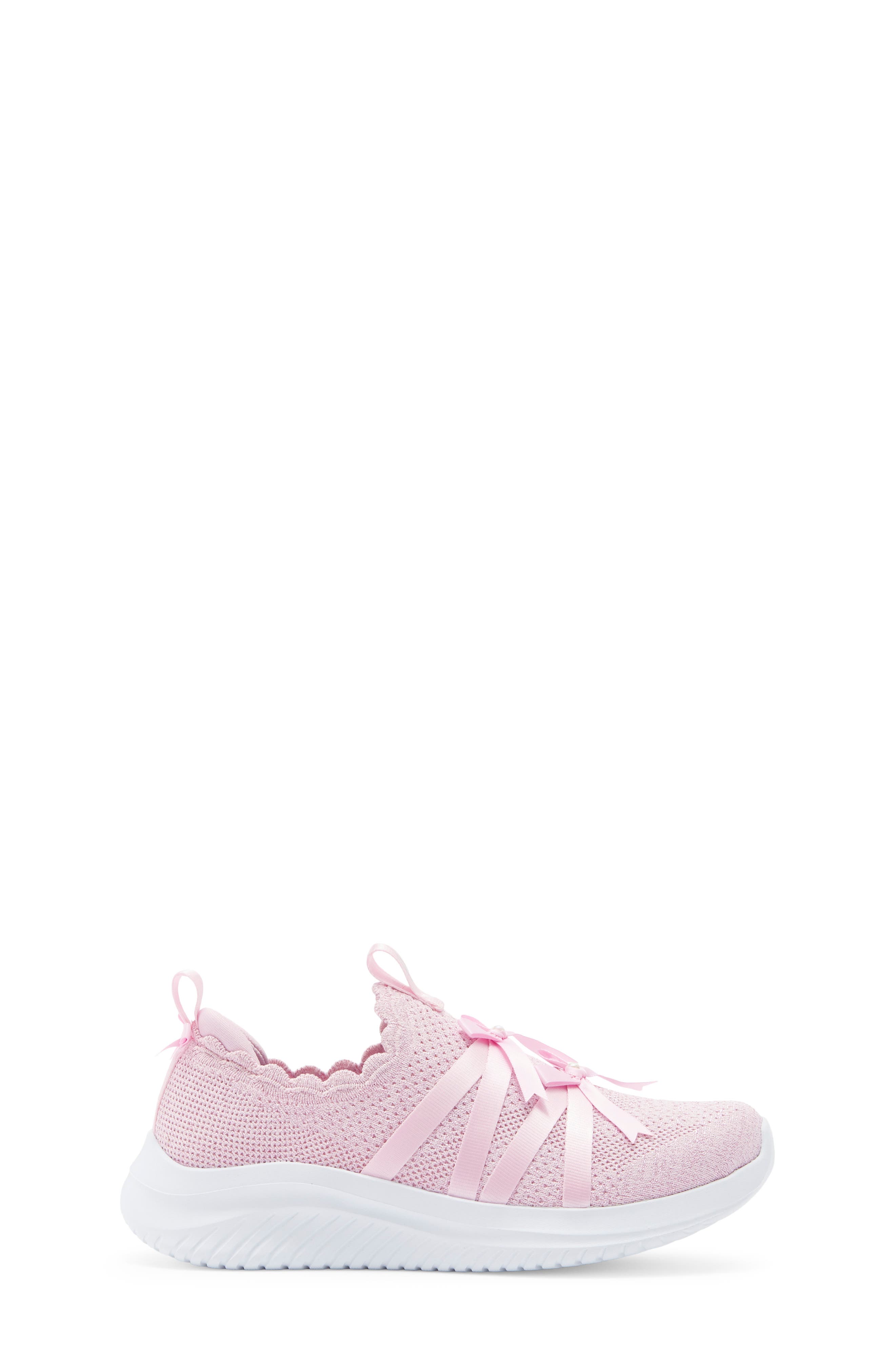 Kids' Ultra Flex 3.0 Sweet Ties Slip-On Sneaker, Alternate, color, LIGHT PINK
