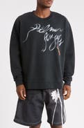 Palm Angels Airbrush Cotton Sweatshirt