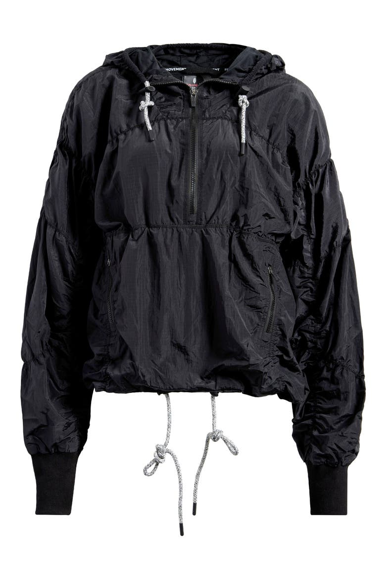 FP Movement FP Light Packer Water Resistant Hiking Pullover, Alternate, color, BLACK