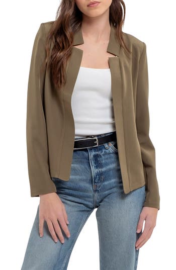 BLU PEPPER BLU PEPPER OPEN FRONT BLAZER 