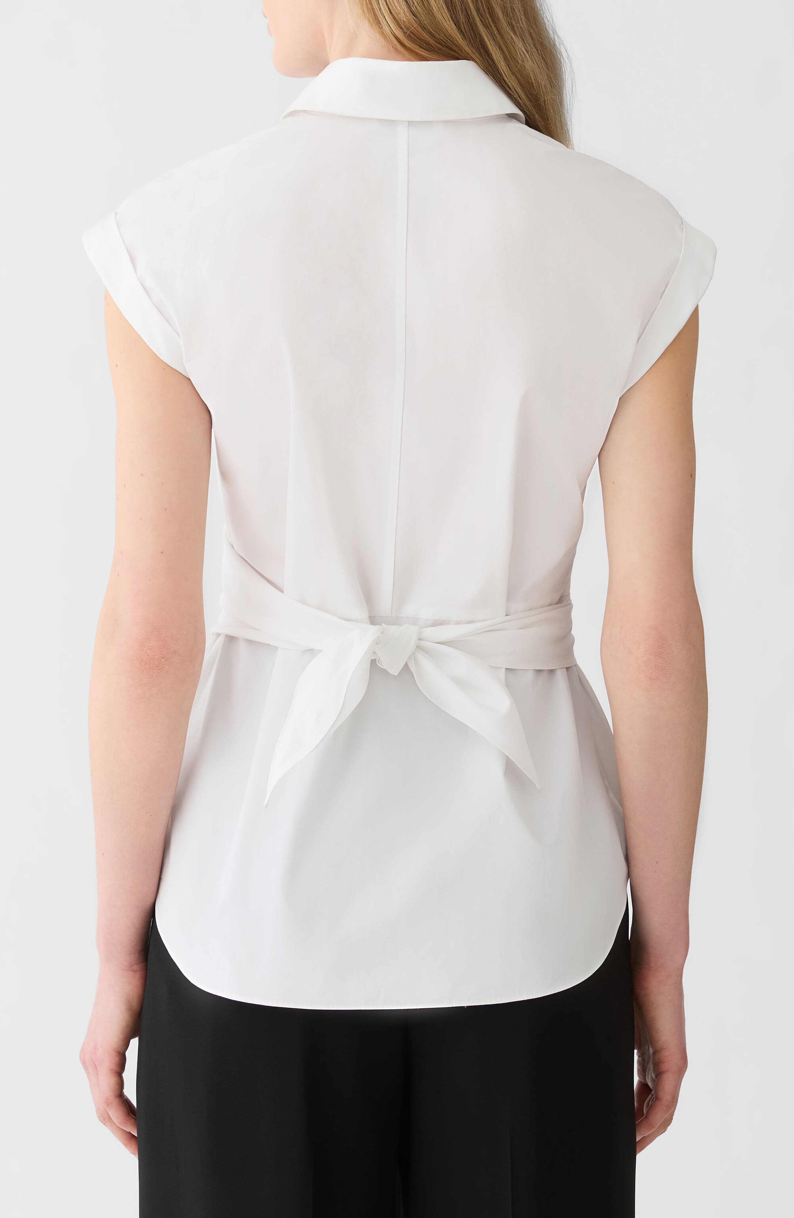 Organic Cotton Poplin Wrap Shirt - image 2