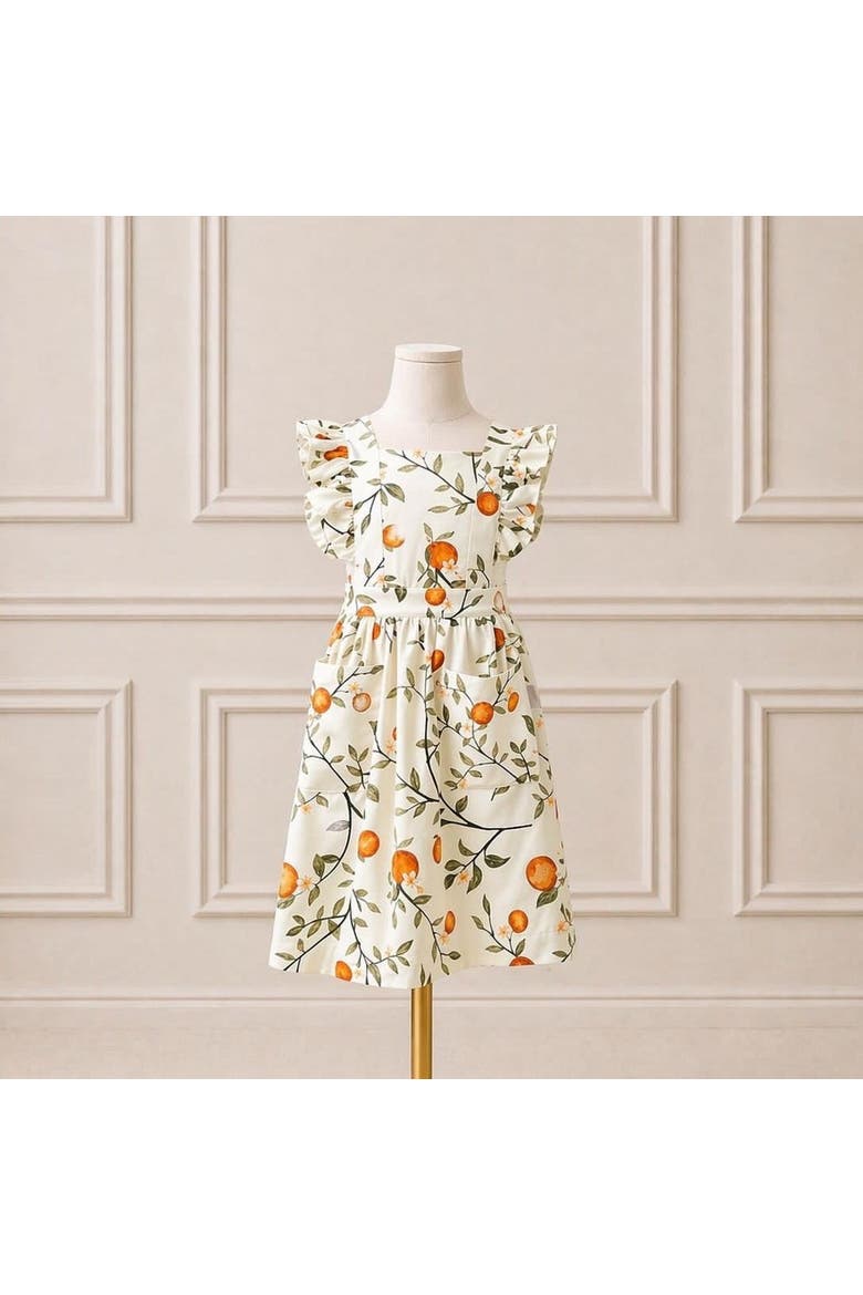 Orange Grove Little Hostess Apron, Alternate, color, M (6-12)