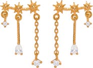Girls Crew Celestial Cascade Drop Earrings