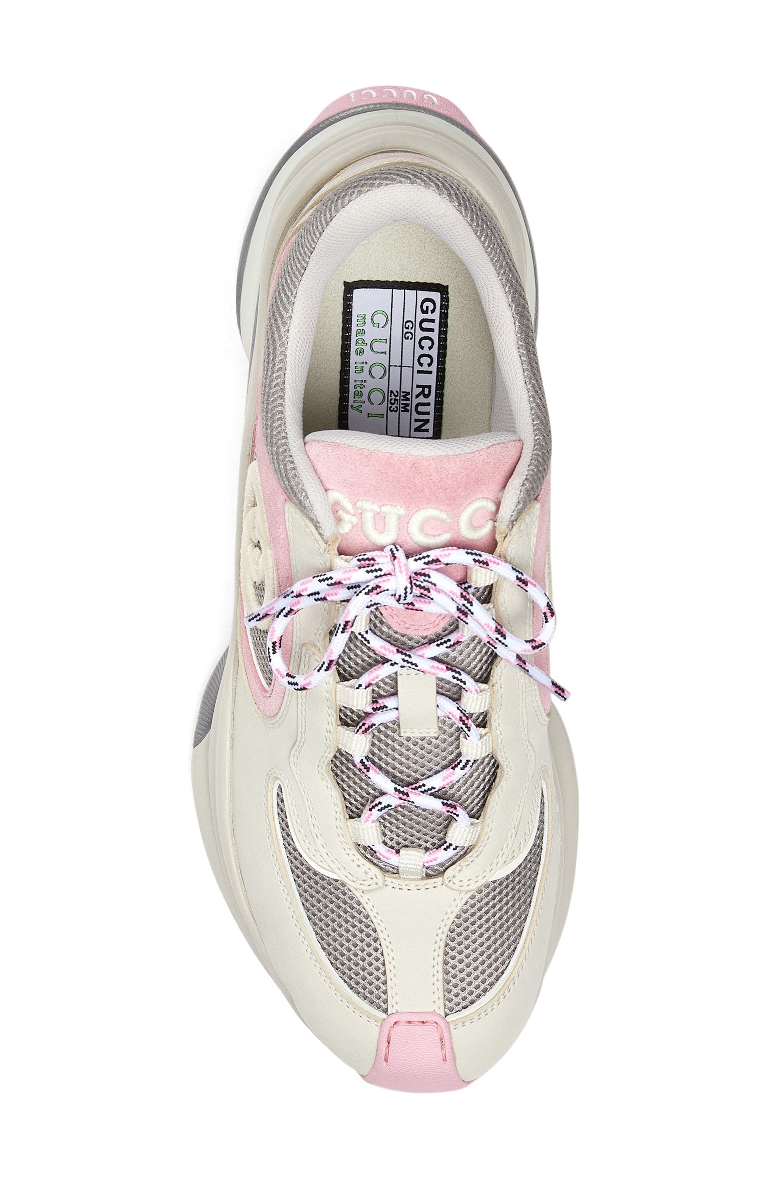 Gucci Run GG Logo Sneaker, Alternate, color, 