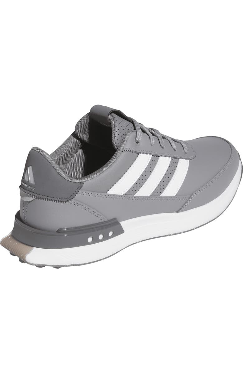 adidas S2G 24 Waterproof Leather Spikeless Golf Shoe, Alternate, color, Grethr/Ftw