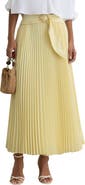 Reiss Amelie Belted Pleated Skirt