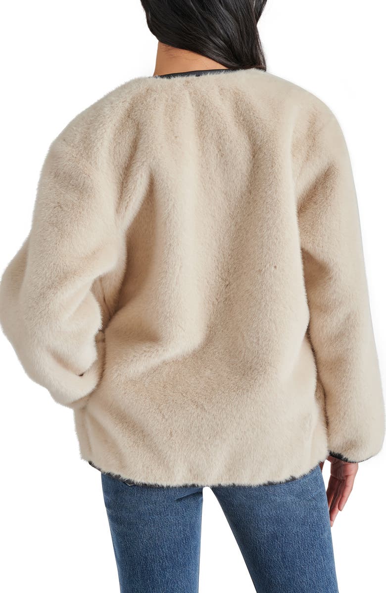 Steve Madden Yuna Faux Fur Jacket, Alternate, color,