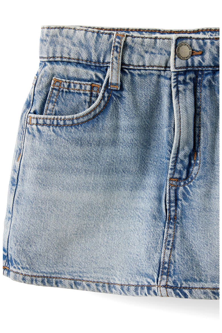 Kid's Alayna Aline Denim Skort, Alternate, color, Airlie Light Blue