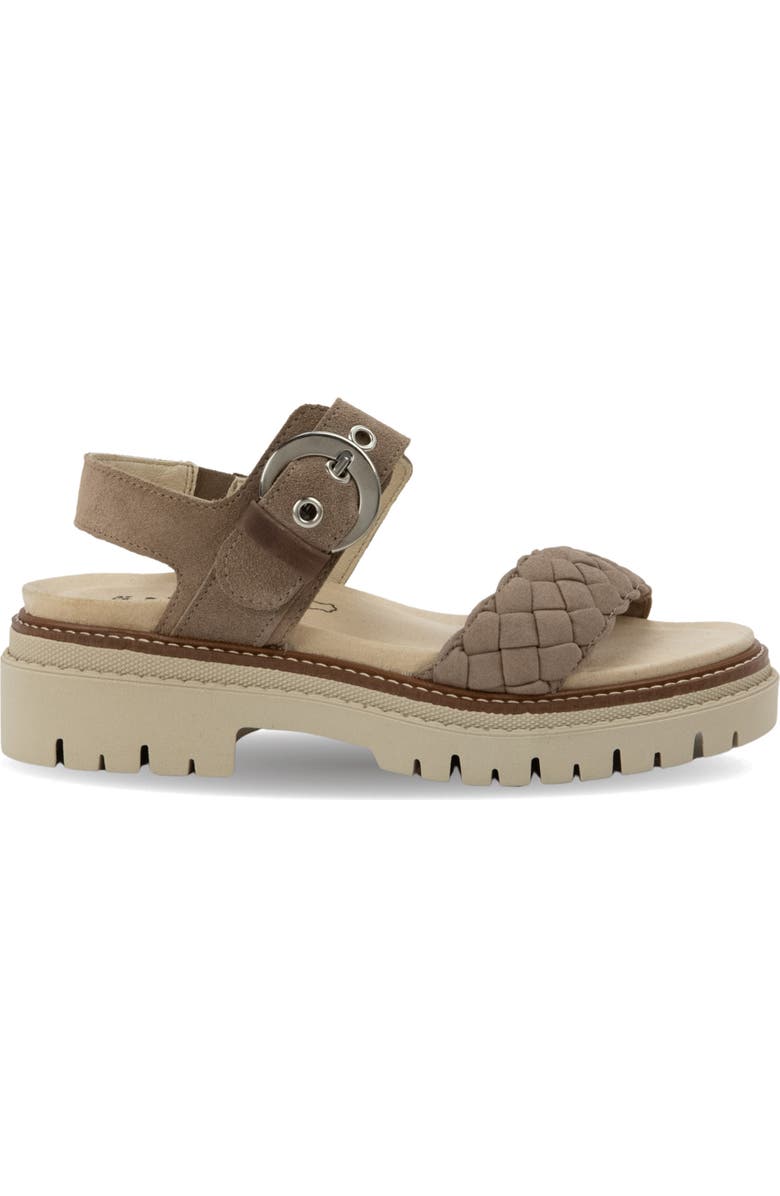 Naot Grove Lug Sandal, Alternate, color, Almond Suede