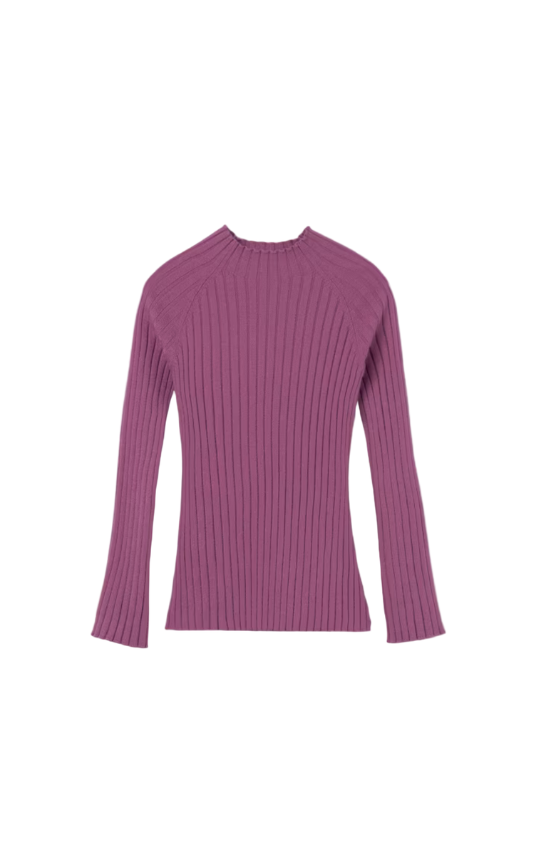 Mayoral Knit Turtleneck, Main, color, Purple