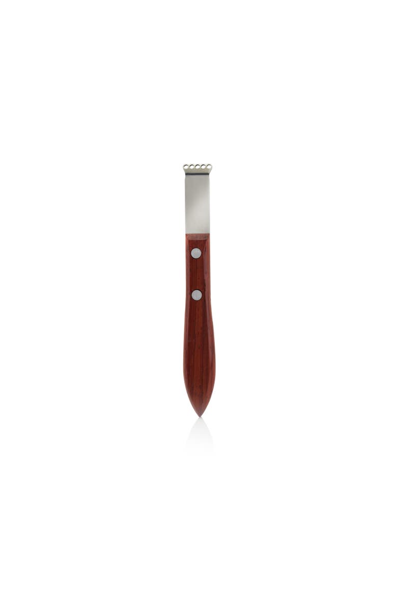 Professional Citrus Zester with Acacia Wood, Main, color, Brown