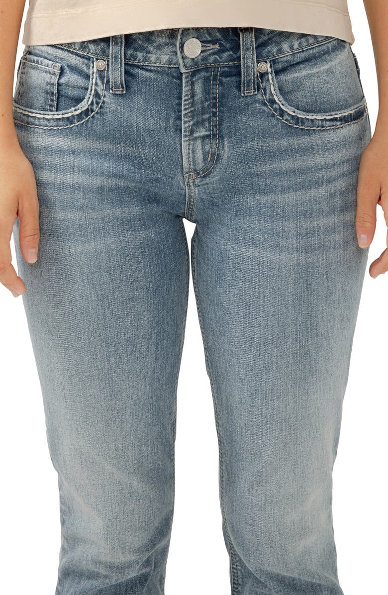 Silver Jeans Co. Curvy Mid Rise Boyfriend Jeans, Alternate, color, 