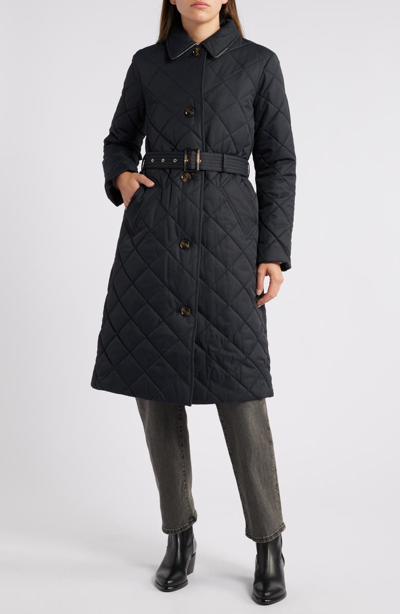 Barbour Cordelia Quilted Longline Jacket, Main, color,