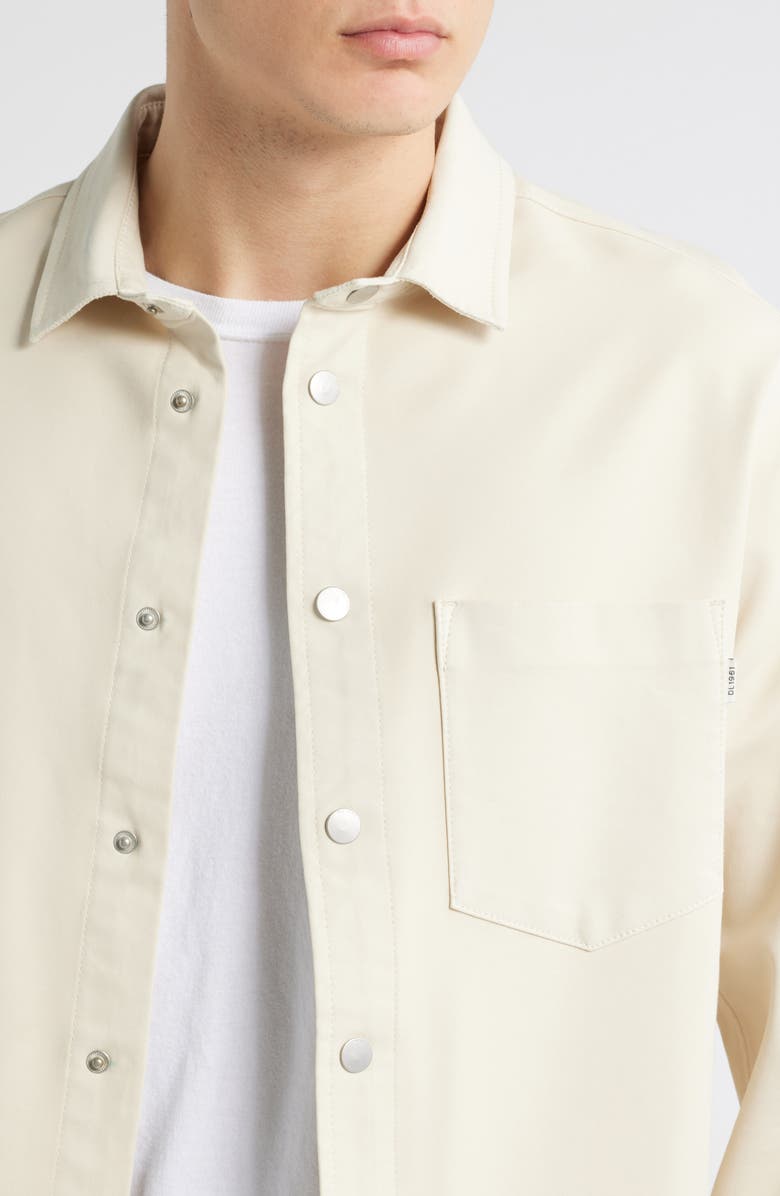 DL1961 Dominick Stretch Cotton & Viscose Snap-Up Overshirt, Alternate, color, 