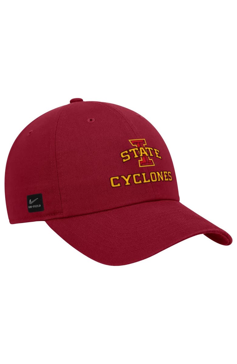 Nike Men's Nike Cardinal Iowa State Cyclones 2025 On-Field Club Adjustable Hat, Alternate, color, 