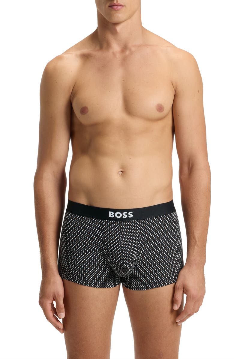 BOSS Assorted 3-Pack Stretch Cotton Trunks, Alternate, color, Open Beige