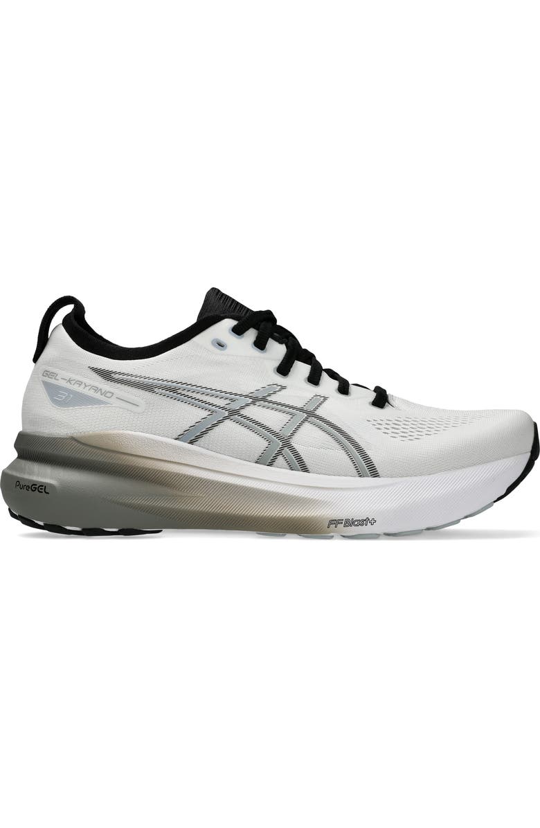 ASICS<sup>®</sup> GEL-KAYANO<sup>®</sup> 31 Running Shoe, Alternate, color, White/ Piedmont Grey