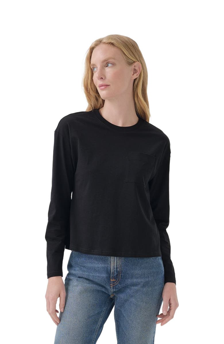 Pact Organic Cotton Softspun Long Sleeve Pocket Tee, Main, color, 
