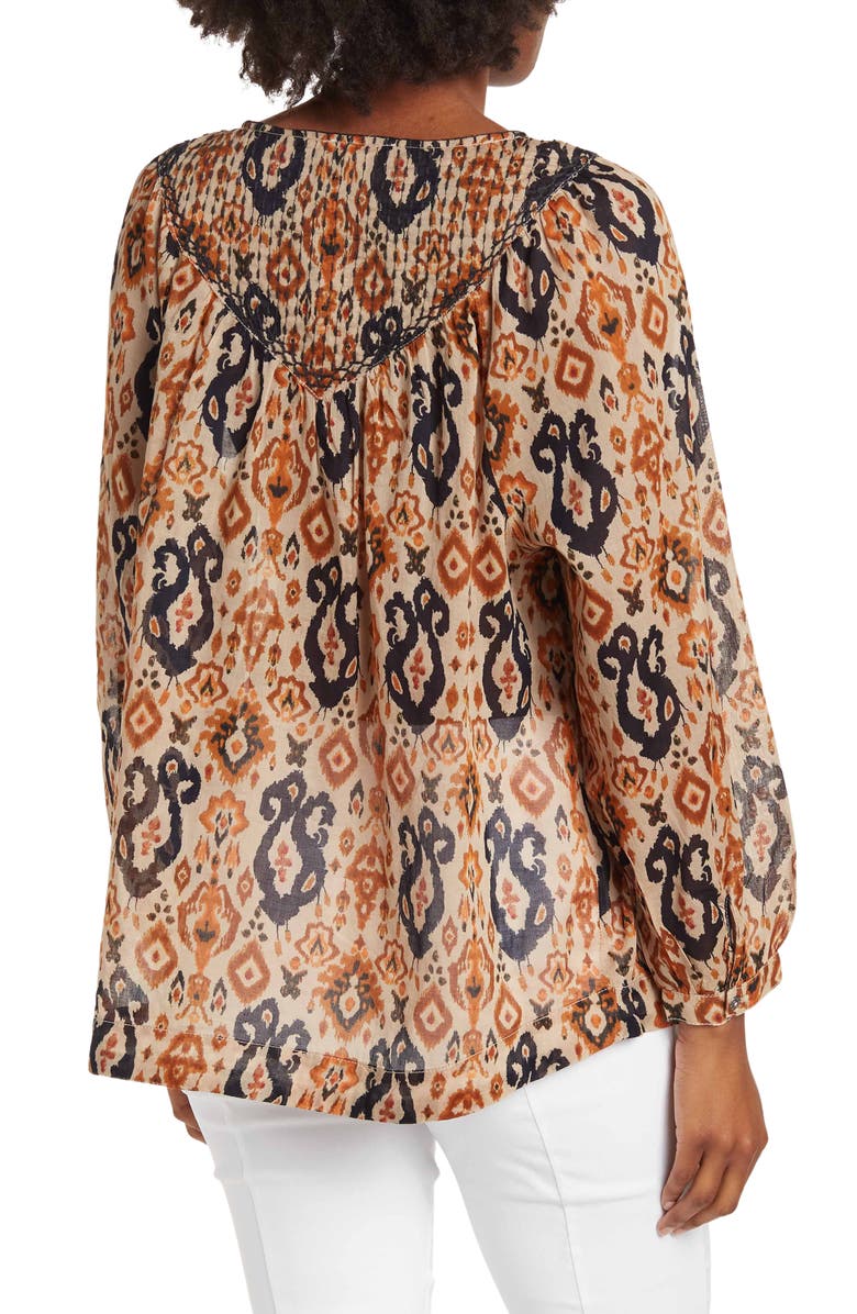 beachlunchlounge Penelope Voile Print Blouse, Alternate, color, 