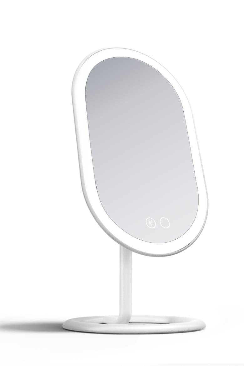 Vera Lighted Vanity Mirror, Alternate, color, White