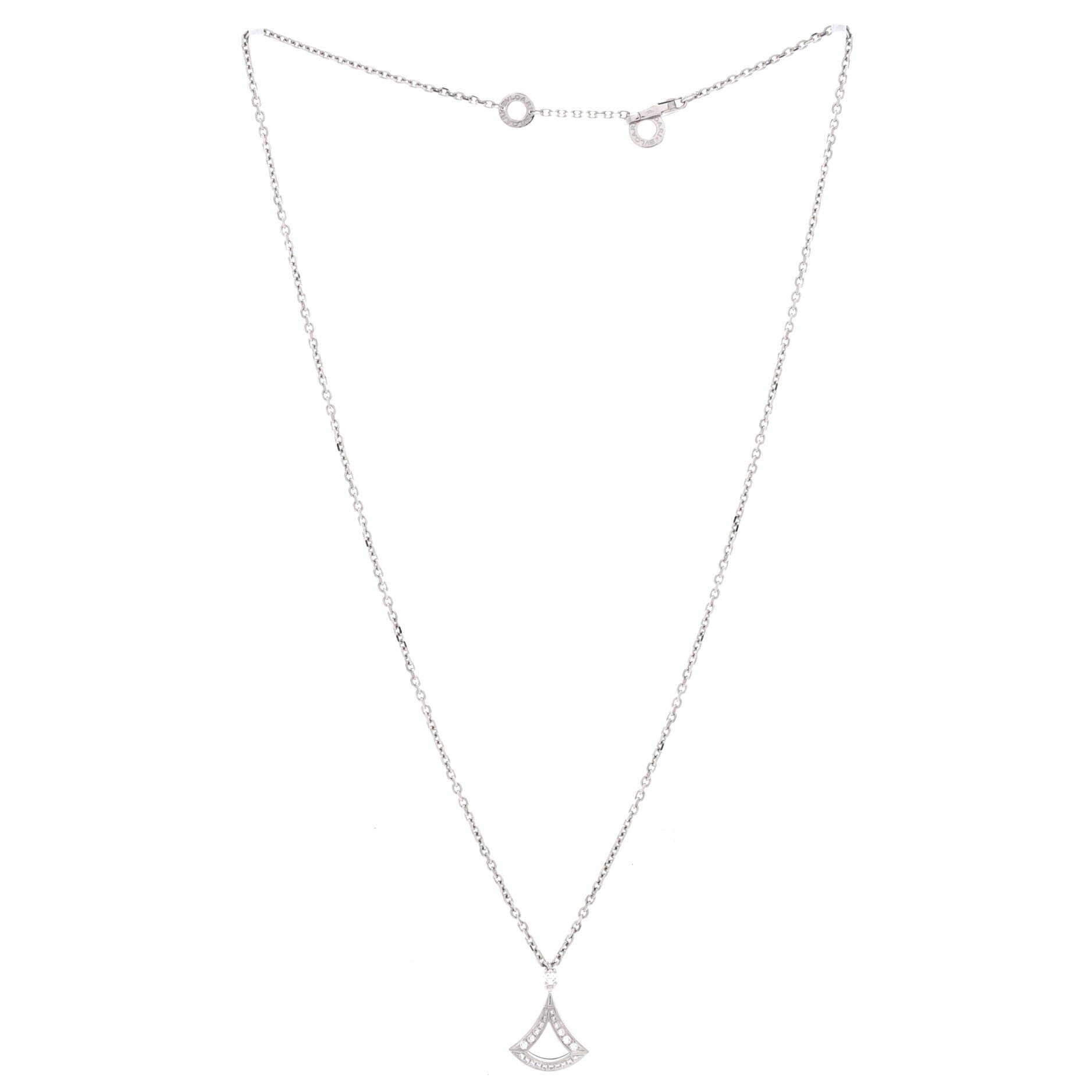 Divas' Dream Openwork Pendant Necklace 18K White Gold with Diamonds, Alternate, color, Metallic Gold