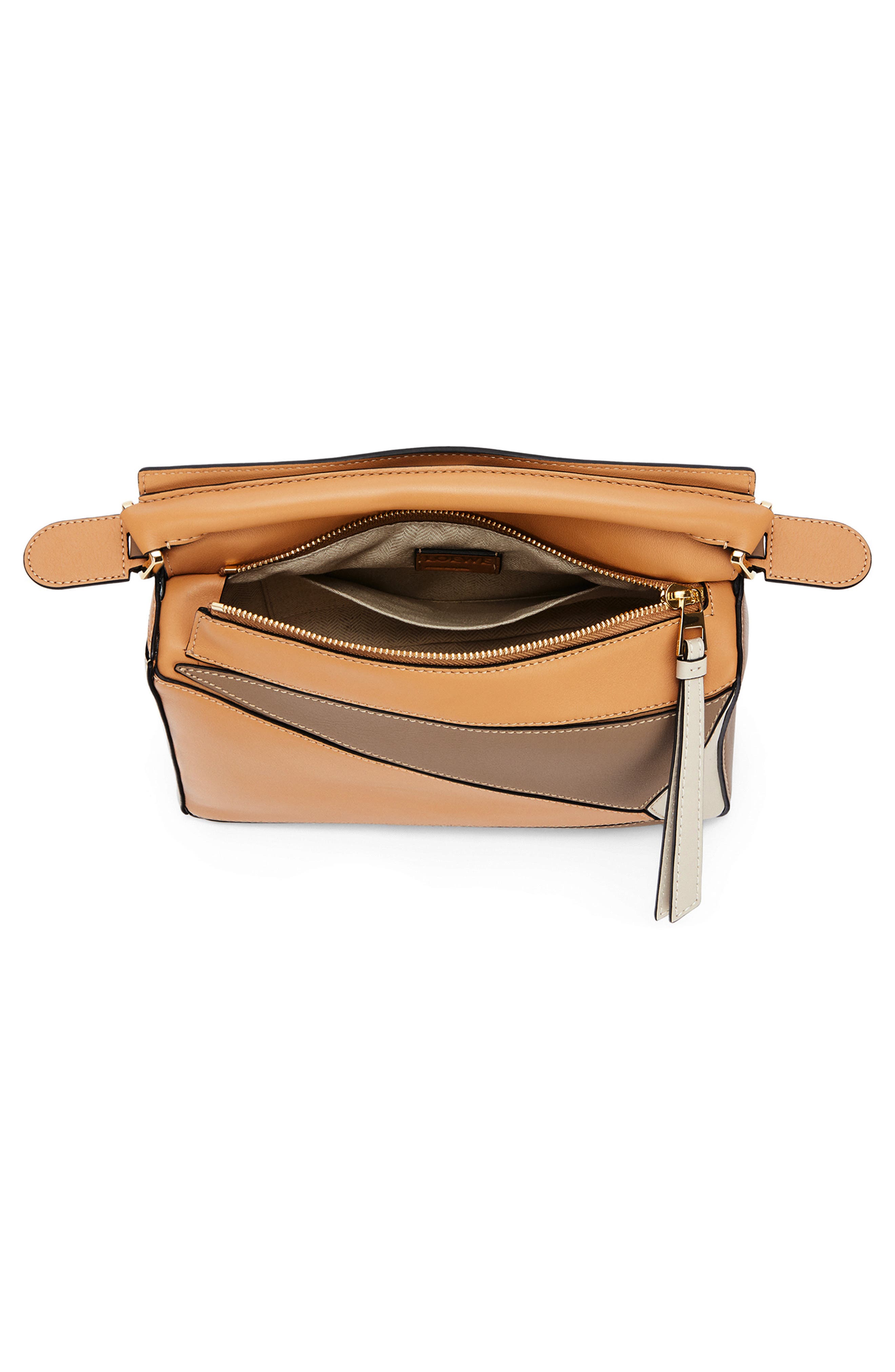 Loewe Small Puzzle Calfskin Leather Shoulder Bag, Alternate, color, 