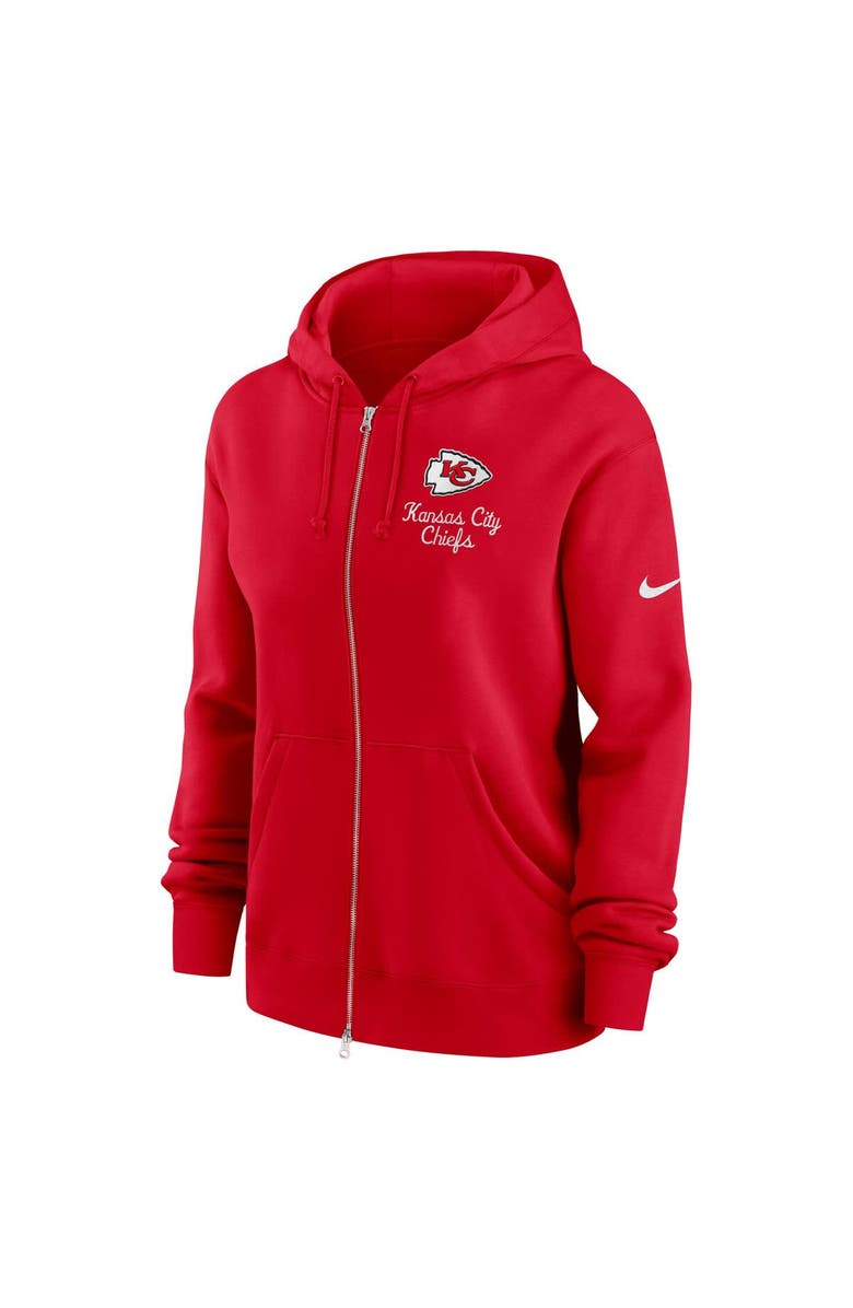 Nike Women's Nike Red Kansas City Chiefs Phoenix Rewind Full-Zip Hoodie, Alternate, color, Red