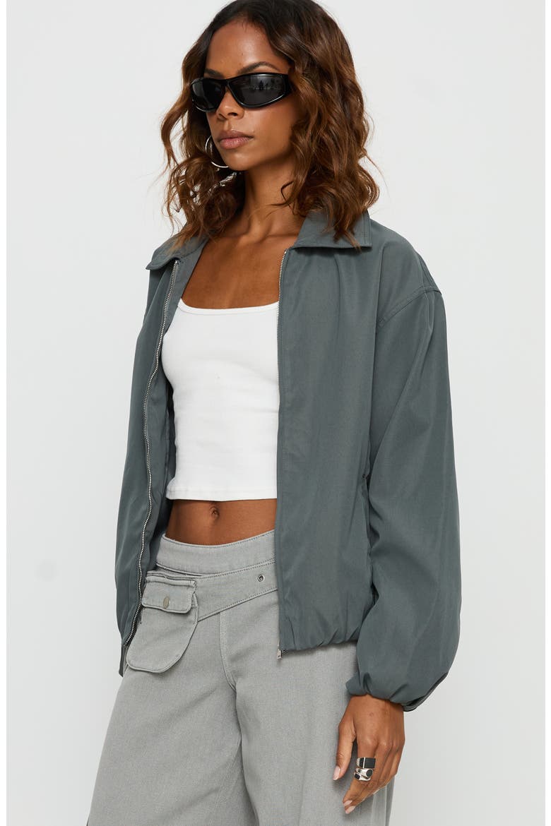 Donetta Oversized Collared Jacket, Alternate, color, GREY