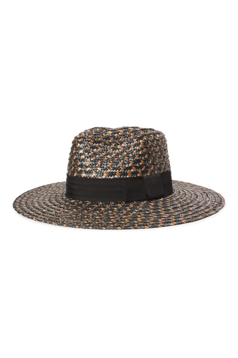 Joanna Straw Hat, Main, color, WASHED BLACK