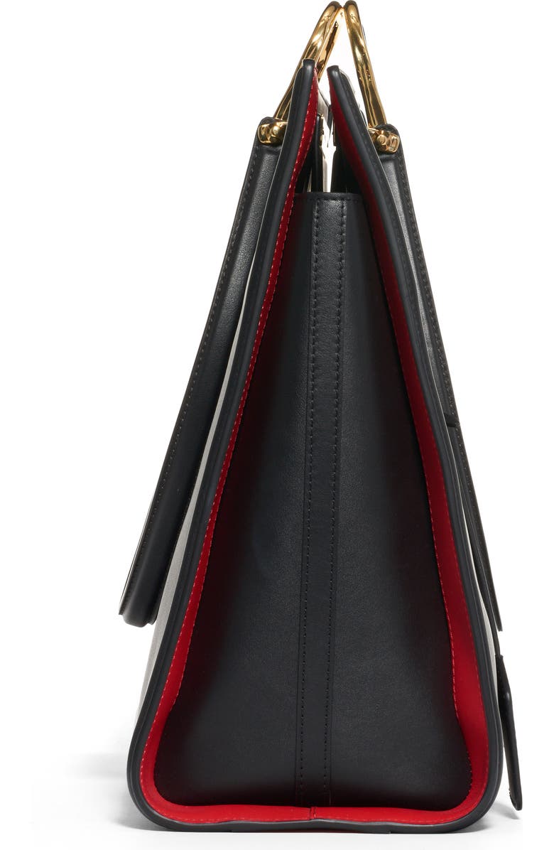 McQueen Alexander McQueen The Tall Story Leather Tote, Alternate, color,