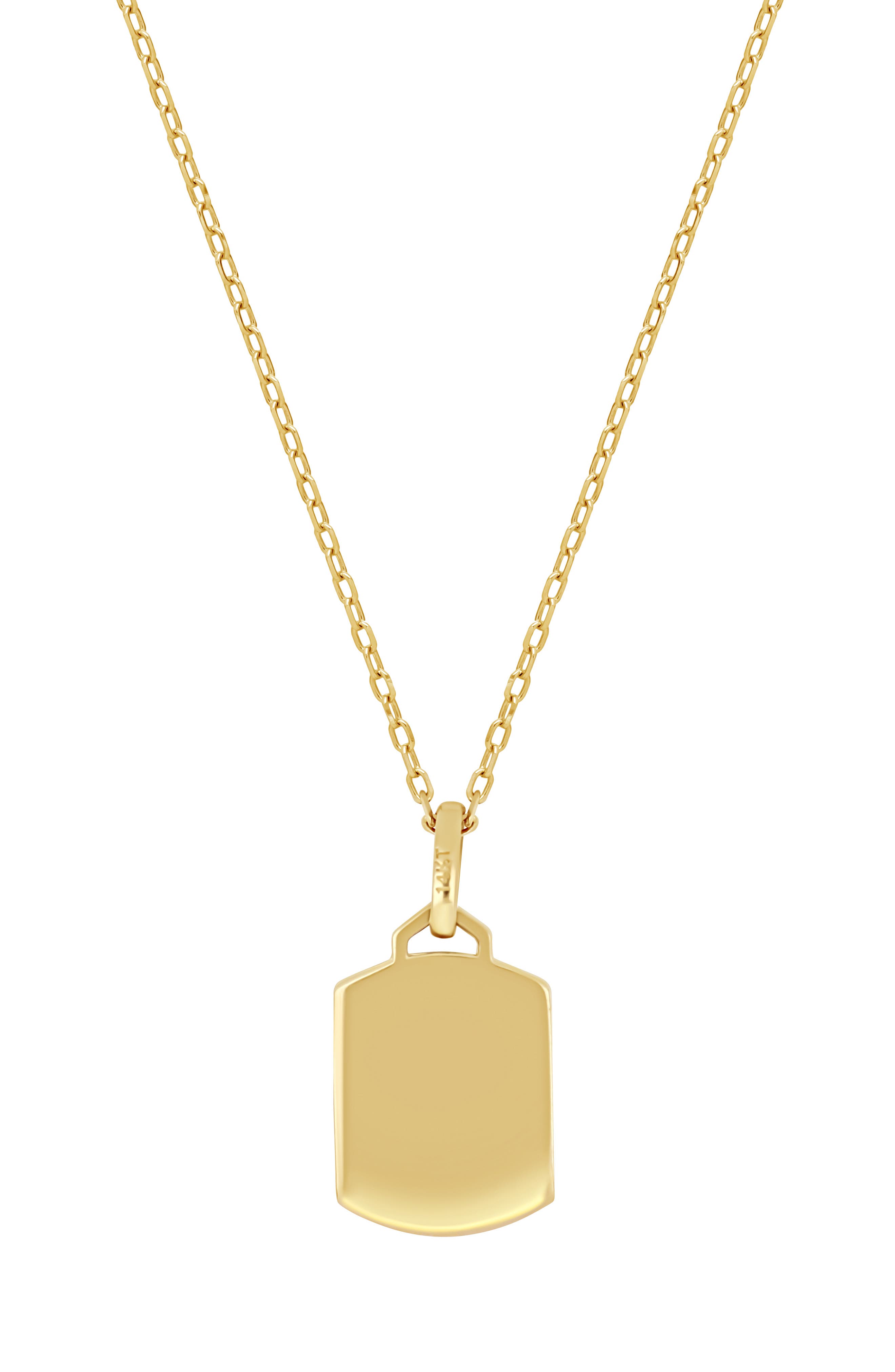 14k Gold Pendant Necklace
