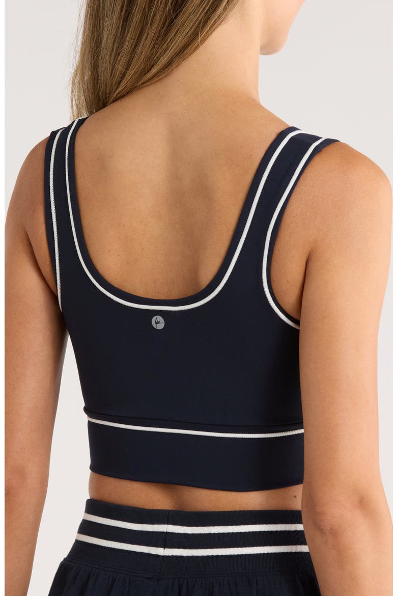 Interlock Sports Bra, Alternate, color, TRUE NAVY/ WHITE