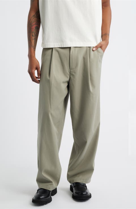 Otis Pleated Twill Pants
