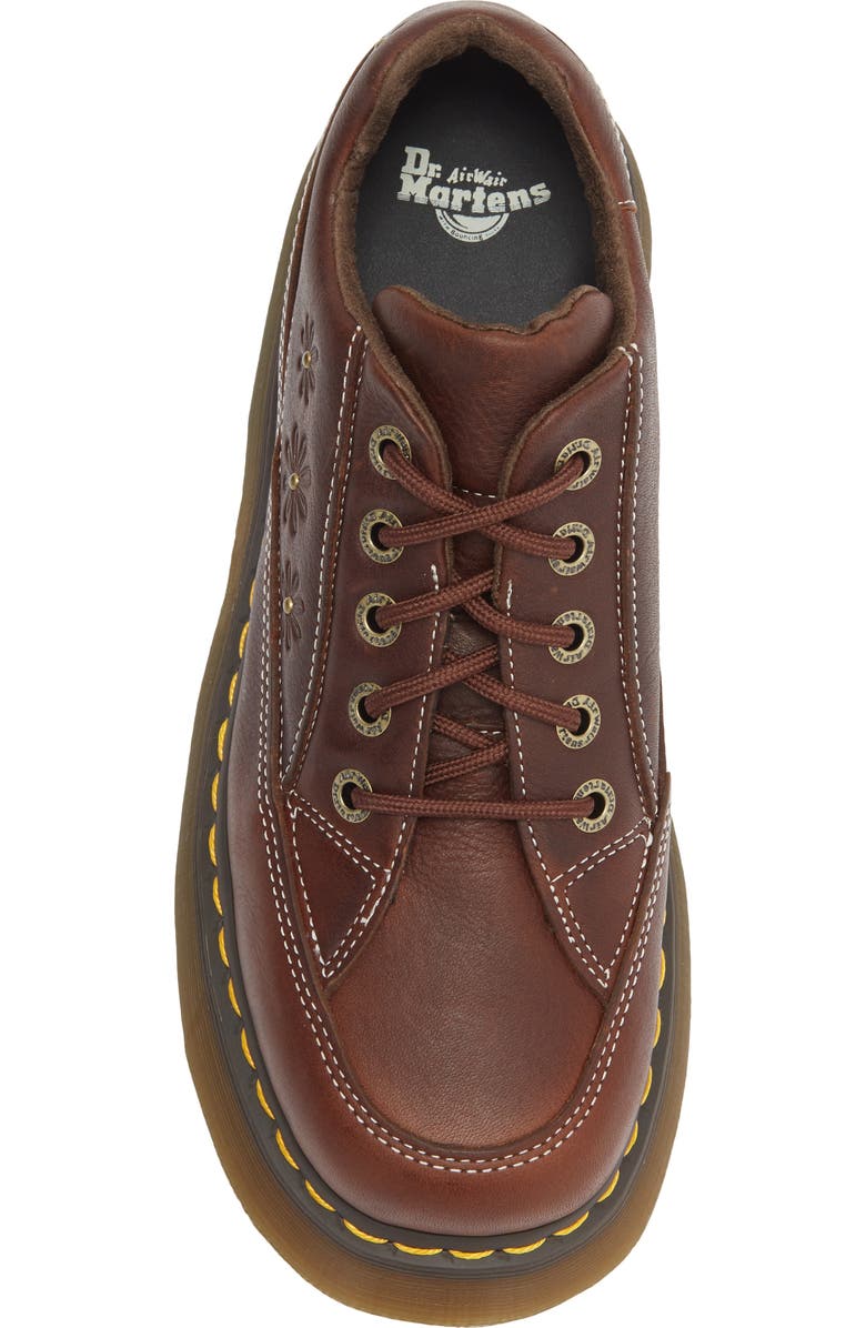 Dr. Martens Buzz 5i Flower Platform Oxford, Alternate, color, Dark Brown